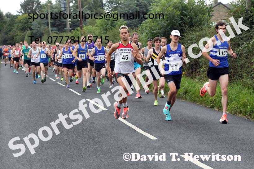 Morpeth 10k Road Race, Sunday, Sept. 5th. Photo: David T. Hewitson/Sports for All Pics